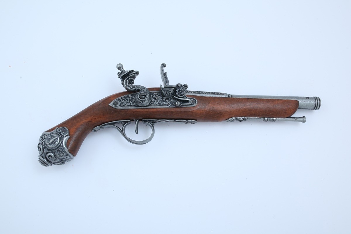 Denix SA REPLIKA PISTOLET SKAŁKOWY z VIIIw MODEL 1077 G 1077 G