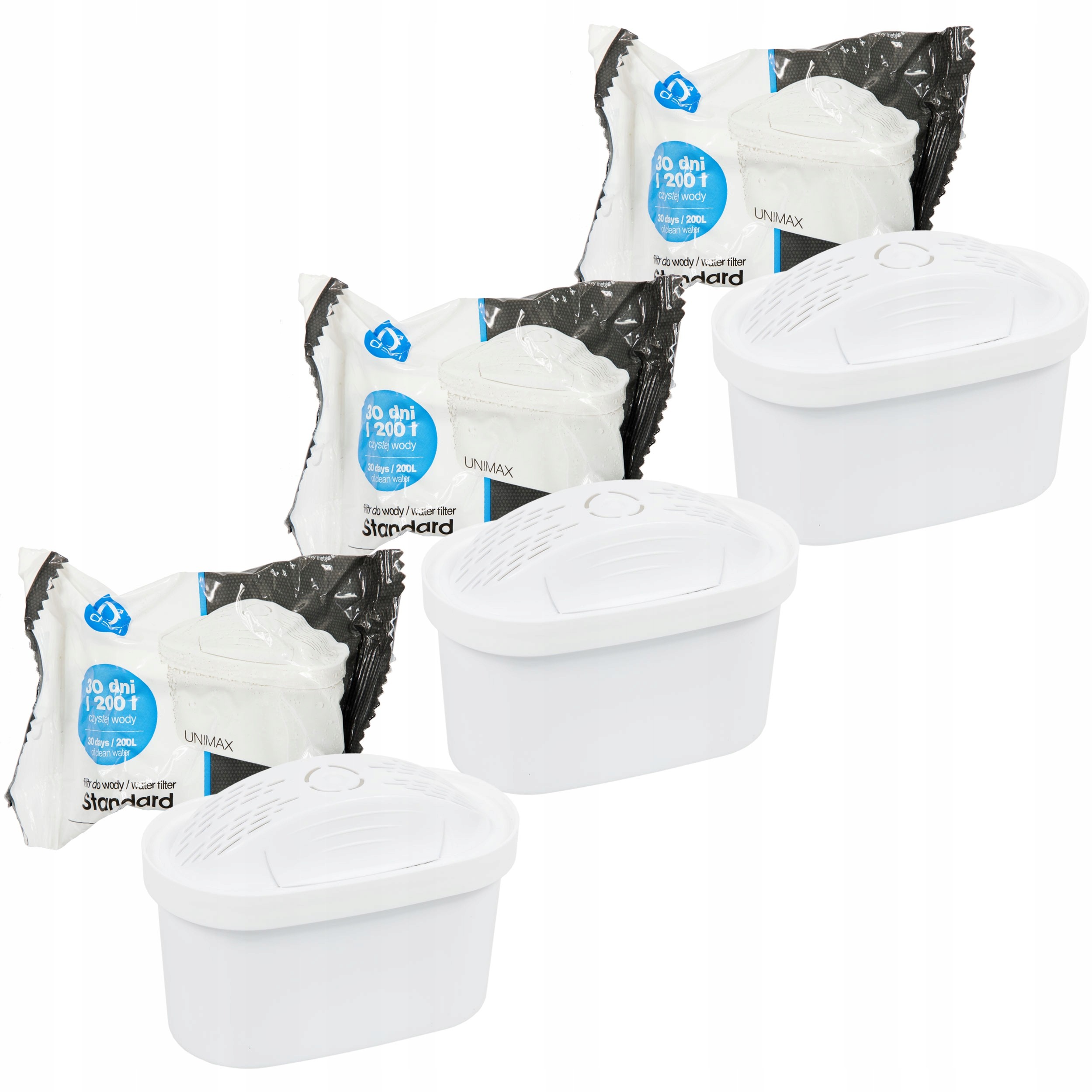 DAFI Filtr Wkład Unimax do Brita Maxtra | 3 Sztuki