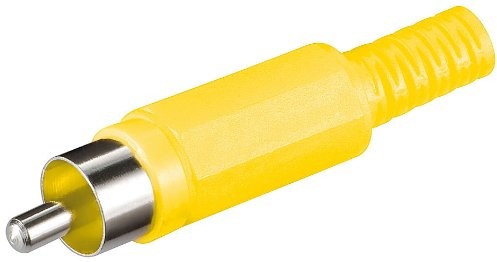Goobay CSPK Y cinch Wtyczka Żółty plastik wersji z K 11602
