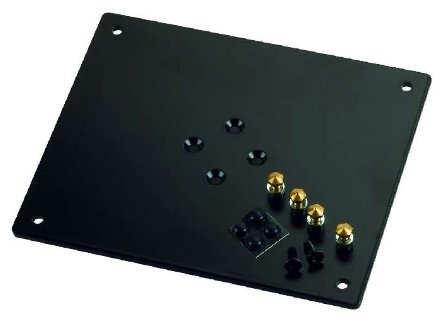 K + M 26792  024 płyta montażowa czarna, do 26795 + 26790 26792-024-56