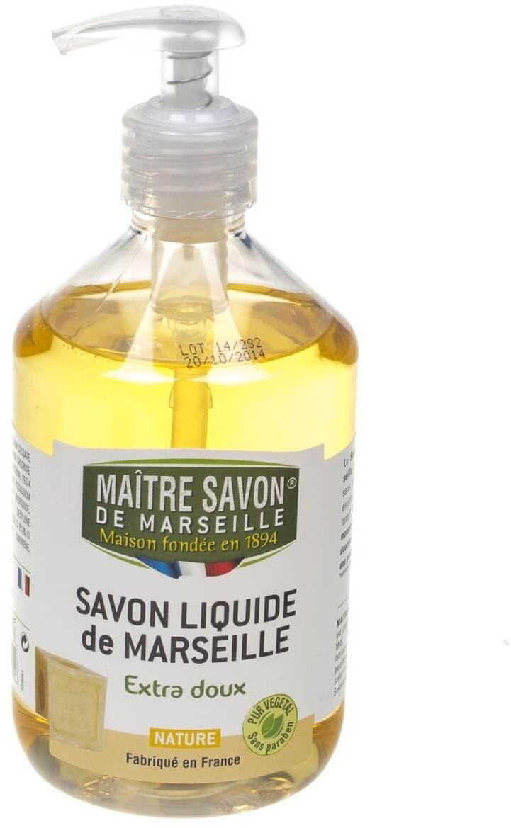 Maitre Savon De Marseille Mydło marsylskie w płynie naturalne 500 ml - Maître Savon