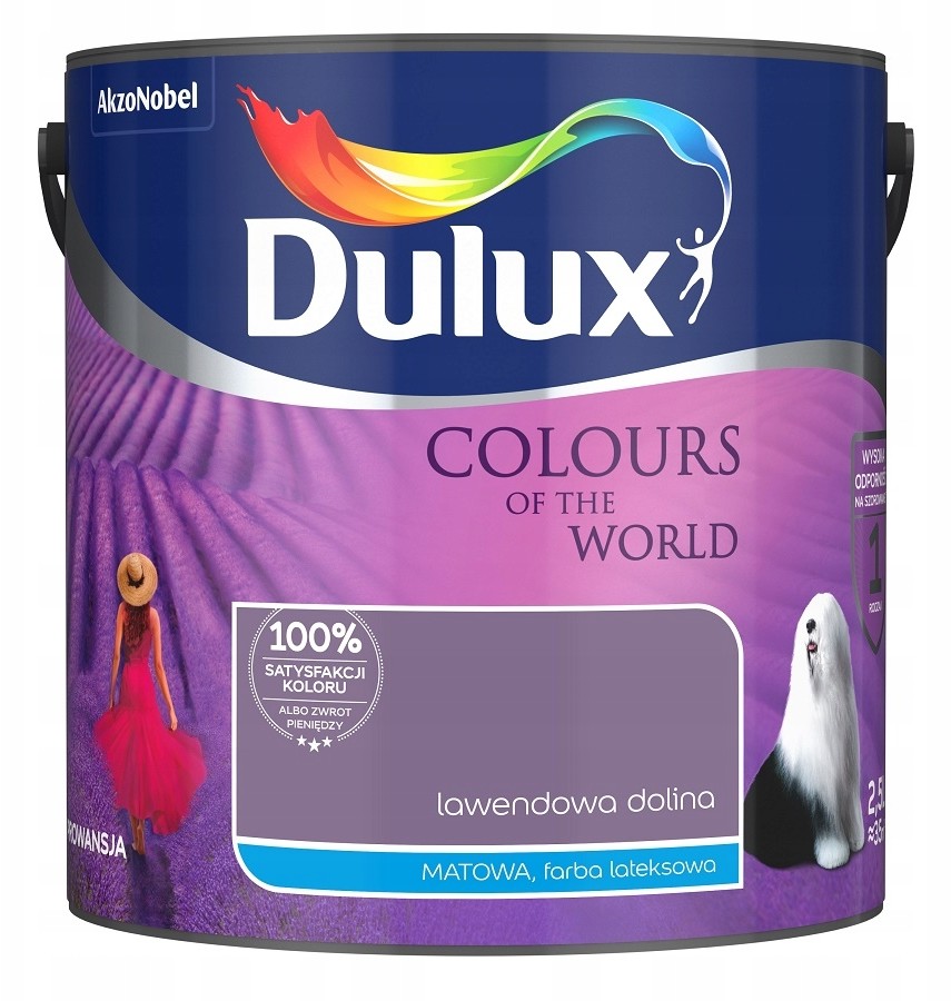 Dulux Farba Dulux Kolory Świata- lawendowa dolina, 2.5l