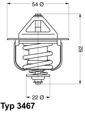 Wahler Termostat ukadu chodzenia 3467.85D