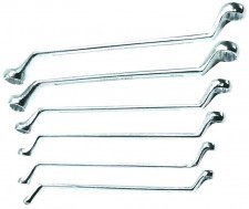 TOPEX KOMPLET KLUCZY OCZKOWO-ODGIĘTYCH 6-SZTUKOWY 6-17MM T 35D455 [6701977]