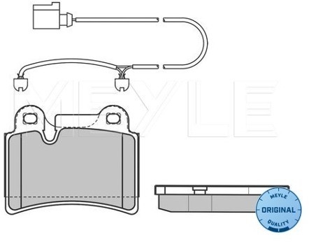 Wulf Gaertner Autoparts Zestaw klocków hamulcowych, hamulce tarczowe Wulf Gaertner Autoparts 025 240 9717