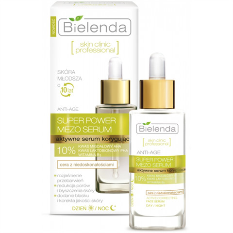 Bielenda Skin Clinic Professional aktywne serum korygujące dla cery z niedoskonałościami dzień/noc 30g 46426-uniw
