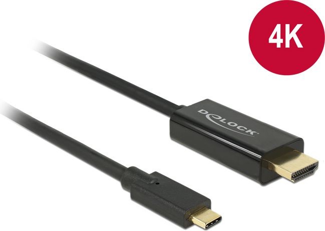 Delock Kabel USB USB-C HDMI 3m Czarny 85260 85260