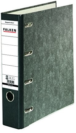 Falken 11285426 podwójne Ordner S 70 zapewnia dwukrotnie miejsce do przechowywania różnych rzeczy poprzecznym DIN A5, szerokość grzbietu 70 MM, w kolorze czarnym 11285426