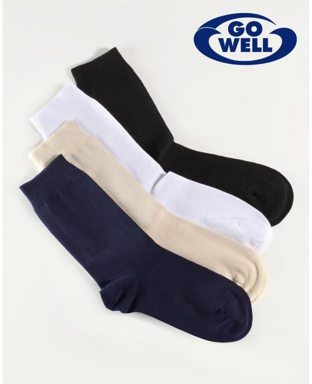 Compressana Skarpety zdrowotne wyjątkowo delikatne GoWell MED Soft (2 pary) Czarny Rozmiar III 3010-III-07