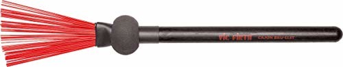 Vic Firth World Classic Series - Cajon Bru-llet - Brush/Mallet Hybrid for Cajon - Black/Red CB1