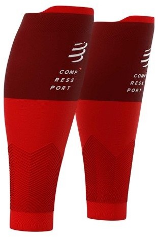 COMPRESSPORT COMPRESSPORT opaski kompresyjne na łydki R2V2 czerwone