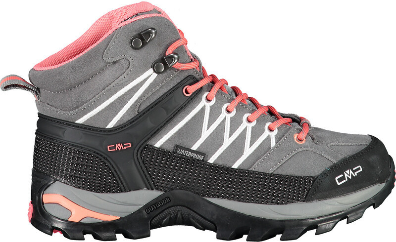 CMP Campagnolo Campagnolo Rigel WP Buty trekkingowe Mid Kobiety, szary/czarny EU 38 2022 Trapery turystyczne 3Q12946-67UL-38