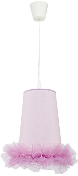 Lampa wisząca Ballet 1 x 40 W E27 różowa 7234