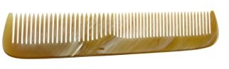 Golddachs Golddachs Grzebień fryzowski w kształcie rogu, dzielony ząbkowany, 17 cm