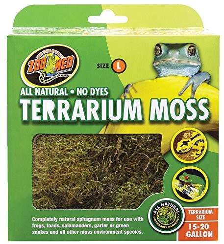 Zoo Med CF2-LE terrarium Moss, naturalny pianka do terrariach, l CF2L