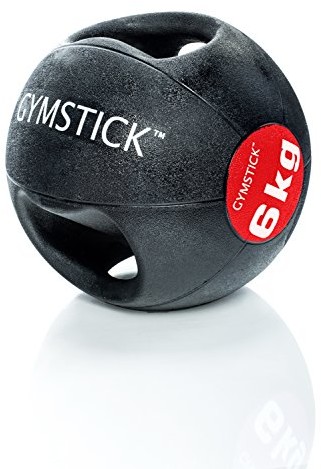 Gym Stick Piłka lekarska z uchwytami masa ball Fitness Ball Gymstick rehabilitacji ball 25 cm CS-2147