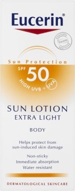 Eucerin Ekstralekki lotion ochronny do ciała SPF 50 - Sun Protection Lotion Extra Light SPF50 Ekstralekki lotion ochronny do ciała SPF 50 - Sun Protection Lotion Extra Light SPF50