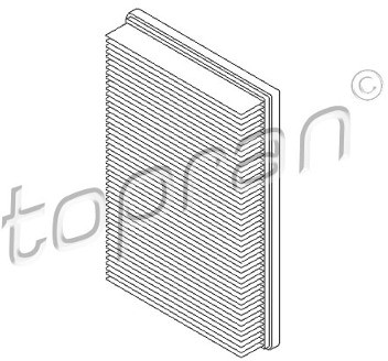 TOPRAN Filtr powietrza 206 874