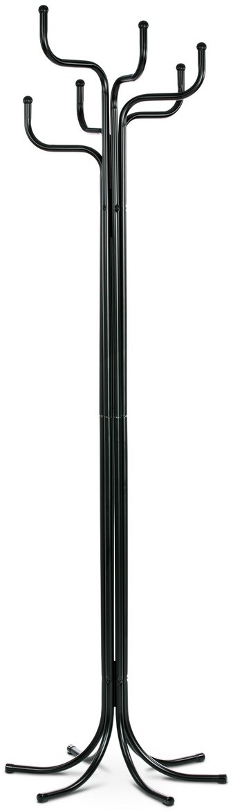 Wieszak metalowy Peg czarny, 188 cm