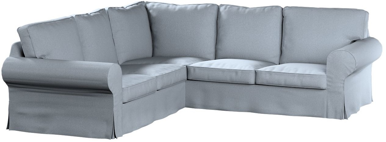 Dekoria Pokrowiec Ektorp na sofę narożną błękitny melanż 240/136 x 82 x 73 cm Amsterdam 640-704-46