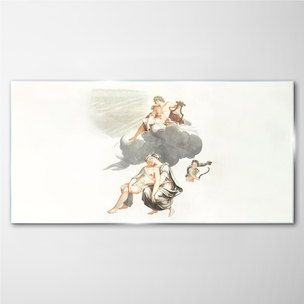 PL Coloray Obraz Szklany Rysunek Ancient Angels Cloud 120x60cm
