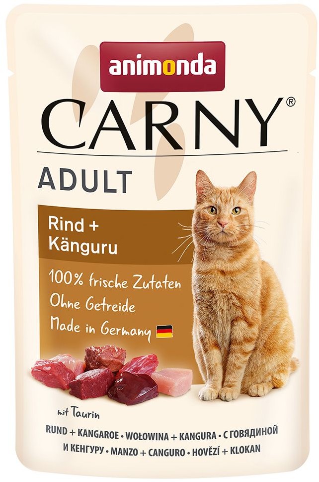 Animonda Carny Megapakiet Carny 24 x 85 g Wołowina i perliczka
