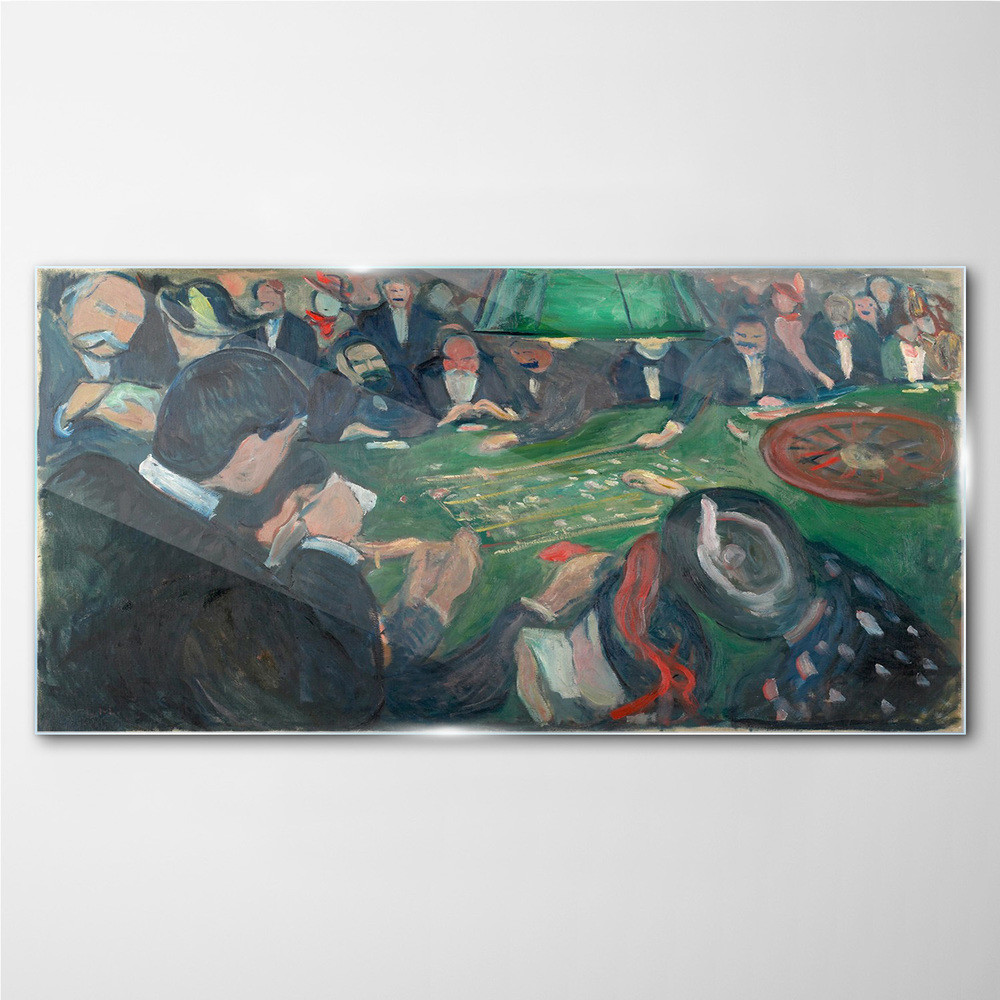 PL Coloray Obraz na Szkle Ruletka Edvard Munch 100x50cm