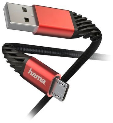 Hama USB-microUSB EXTREME 1,5m czarny