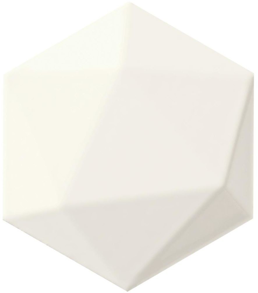 Arte Glazura ORIGAMI WHITE HEX 11x12,5