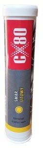 CX-80 Polska Smar Litowy uniwersalny 400g kartusz do smarownic tawotnic 4400gLITOWY
