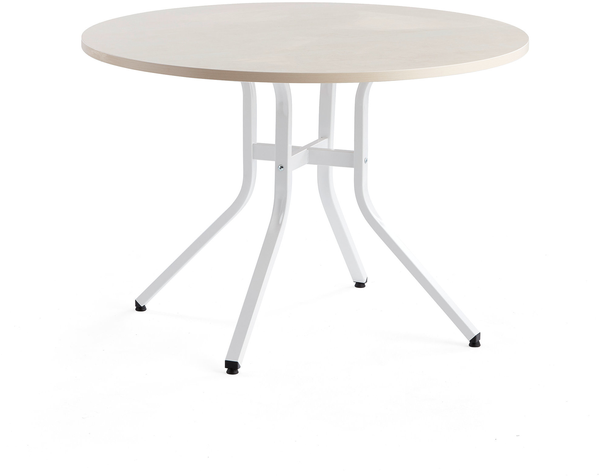 AJ Produkty Stół VARIOUS, 1100x740 mm, biały, brzoza