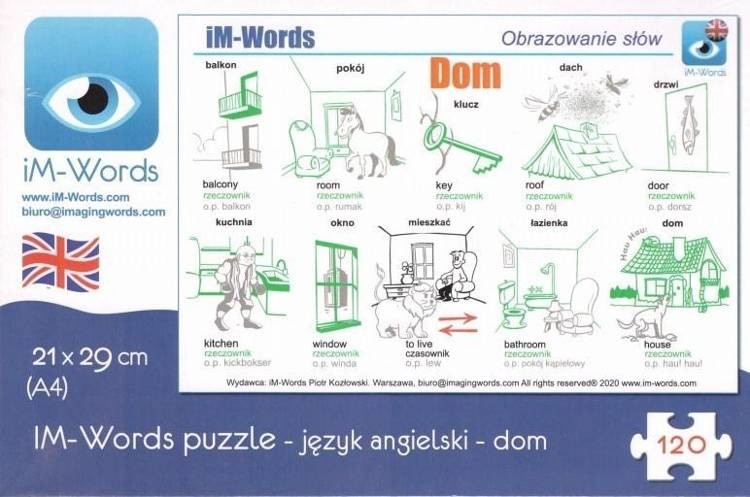 iM-Words iM-Words Puzzle 120 Angielski - Dom