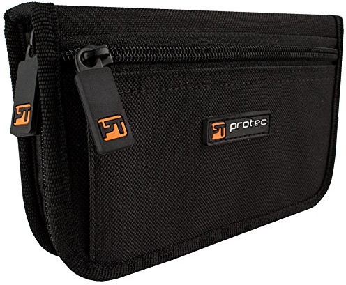 Pro tec Protec A221ZIP trąbka/mała mosiężna torba na ustnik z nylonu, z zamkiem błyskawicznym, model A221ZIP