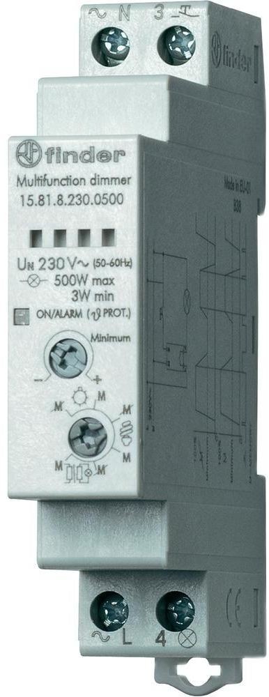 Finder Elektroniczny przekaźnik ściemniacz 15.81.8.230.0500 Elektroniczny przekaźnik ściemniacz 15.81.8.230.0500 158182300500