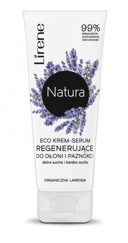 Lirene Lirene Natura Eco krem-serum regenerujący do rąk i paznokci Organiczna Lawenda 75ml LIR NAT-010