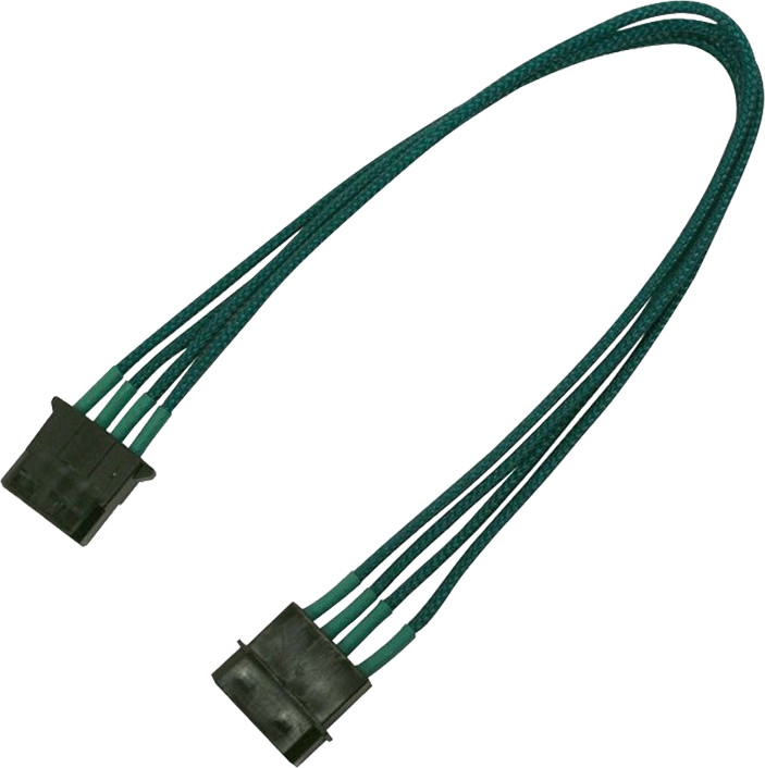 Nanoxia Kabel zasilający 4-Pin Molex przedłużacz 30cm green - 900500025