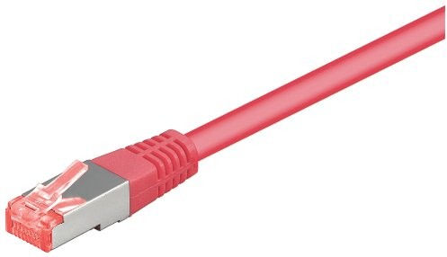 Goobay Cat6 SSTP kabel sieciowy (2 X RJ45, 30 m) Magenta 4040849934407