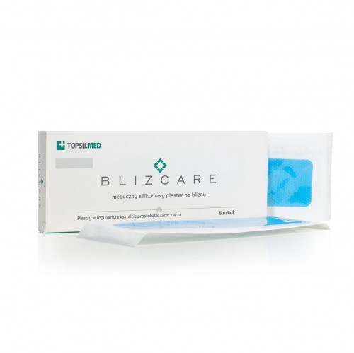 TopsilMed BLIZCARE silikonowy plaster 15x4cm 1szt 18-0085