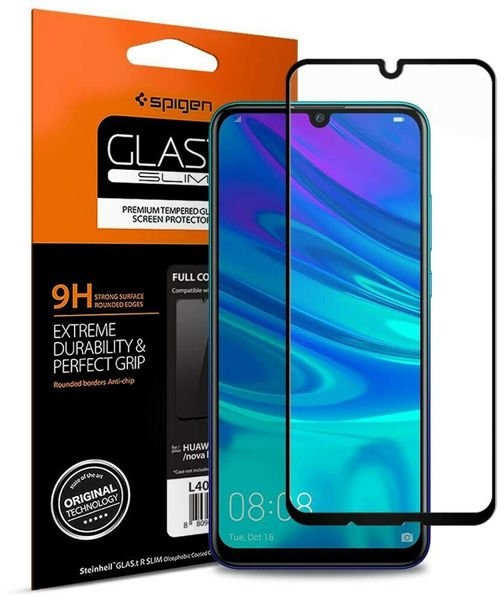 Spigen Szkło Glas.tR Slim FC do etui do Huawei P Smart 2019 black L40GL26096