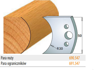 CMT Ograniczniki 691.547 50mm 20151