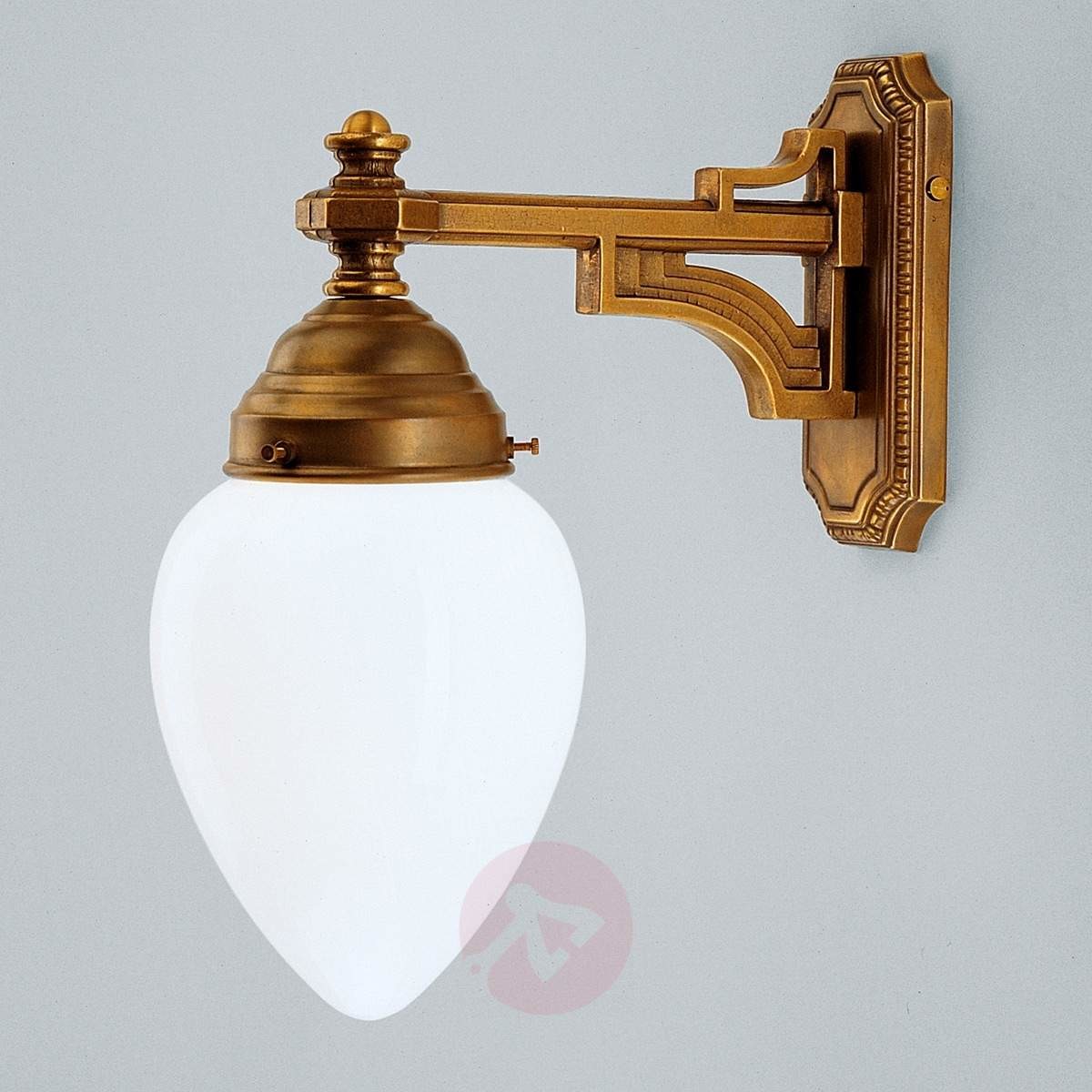 Berliner Messinglampen Venedig lampa ścienna z mosiądzu