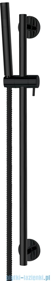 Omnires Microphone zestaw prysznicowy suwany czarny MICROPHONE-SBL