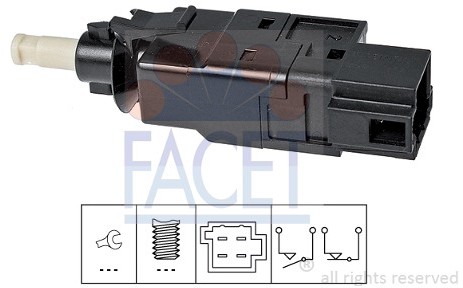 Zdjęcia - Pozostała elektryka samochodowa Facet Włącznik świateł Stop  7.1260 