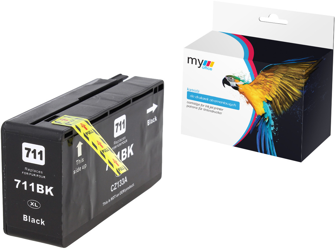 My Office Zamiennik tuszu HP 711 XL BK CZ133A)