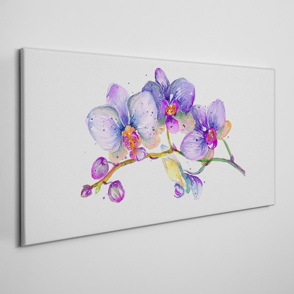 PL Coloray Obraz Canvas Malarstwo kwiat gałąź 100x50cm