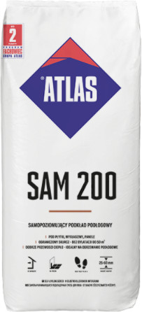 Atlas Podkład podłogowy samopoziomujący SAM 200 25-60 mm) 25 kg