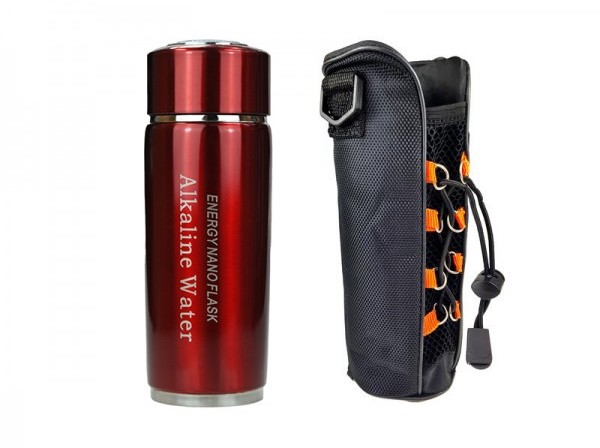Jonizator wody Alkaline Water Flask czerwony POKR.