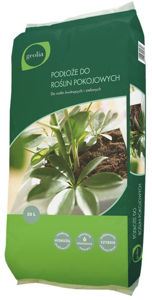 GEOLIA Podłoże do roślin pokojowych 10 l GEOLIA