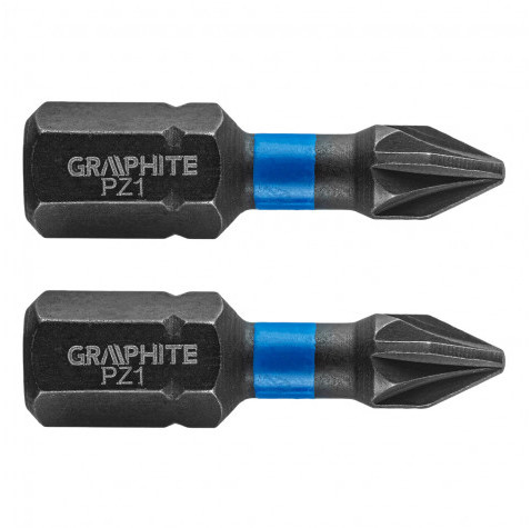 Graphite Bity udarowe PZ1 x 25 mm, 2 szt. TOP-56H503
