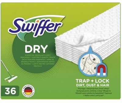 SWIFFER Ściereczki do mopa SWIFFER Traps & Locks 36 sztuk)